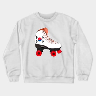 Roller Skating South Korea Crewneck Sweatshirt